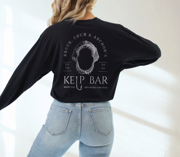 Bruce, Chum & Anchor's Kelp Bar Comfort Colors Unisex Garment-dyed Long Sleeve T-Shirt