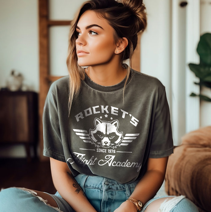 Rocket's Flight Academy Comfort Colors Unisex Garment-Dyed T-shirt