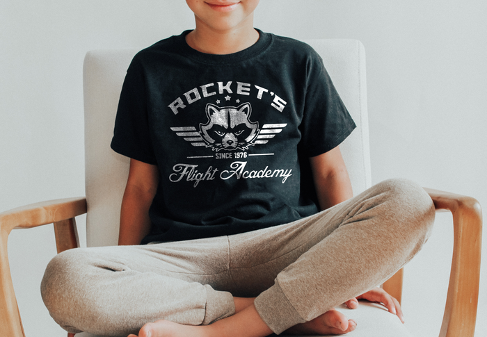 Rocket's Flight Academy Post Bella Canvas Youth Short Sleeve Tee