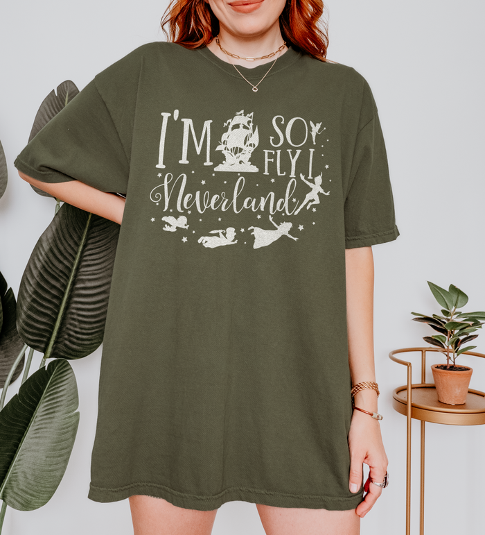 I'm So Fly I Neverland Comfort Colors Unisex Garment-Dyed T-shirt