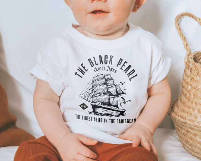 Black Pearl Cruise Lines Bella Canvas Baby Short Sleeve T-Shirt