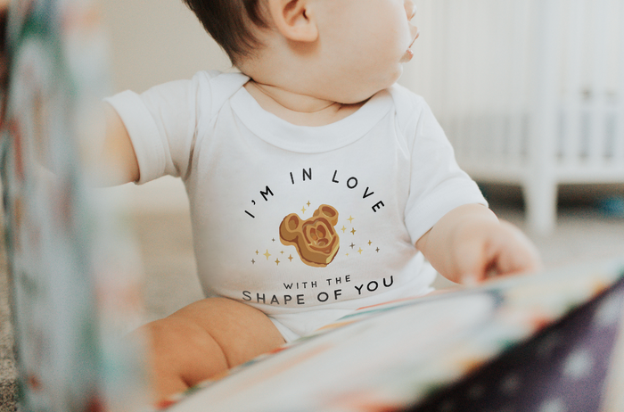 I'm in Love with the Shape of You Rabbit Skins Infant Fine Jersey Bodysuit