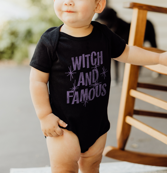 Witch and Famous Rabbit Skins Infant Fine Jersey Bodysuit