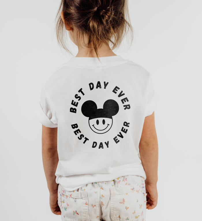 Best Day Ever Bella Canvas Toddler Short Sleeve Tee