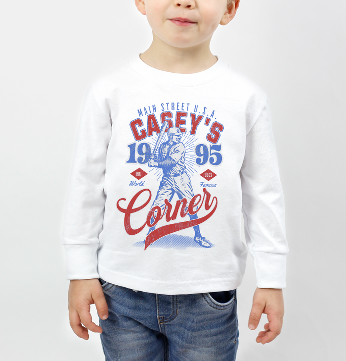 Casey’s Corner Distressed Rabbit Skins Toddler Long Sleeve Tee