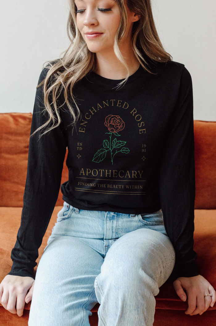 Enchanted Rose Apothecary Comfort Colors Unisex Garment-dyed Long Sleeve T-Shirt