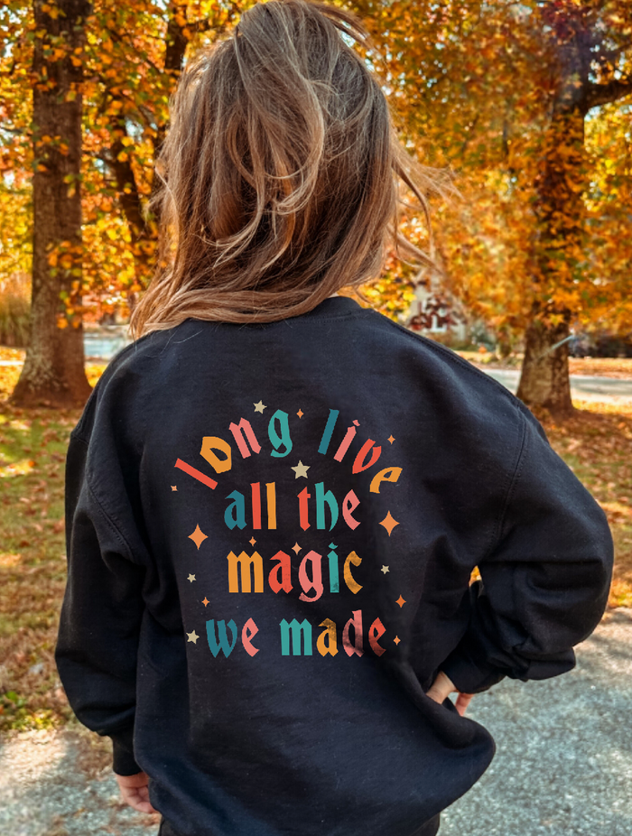 Long Live All The Magic We Made Gildan Youth Crewneck Sweatshirt