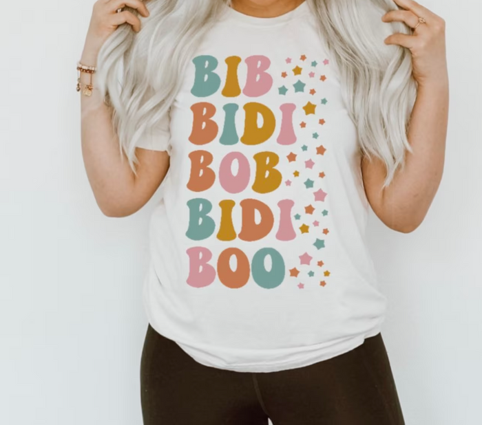 Bib Bidi Bob Bidi Boo Bella Canvas Unisex Jersey Short Sleeve Tee