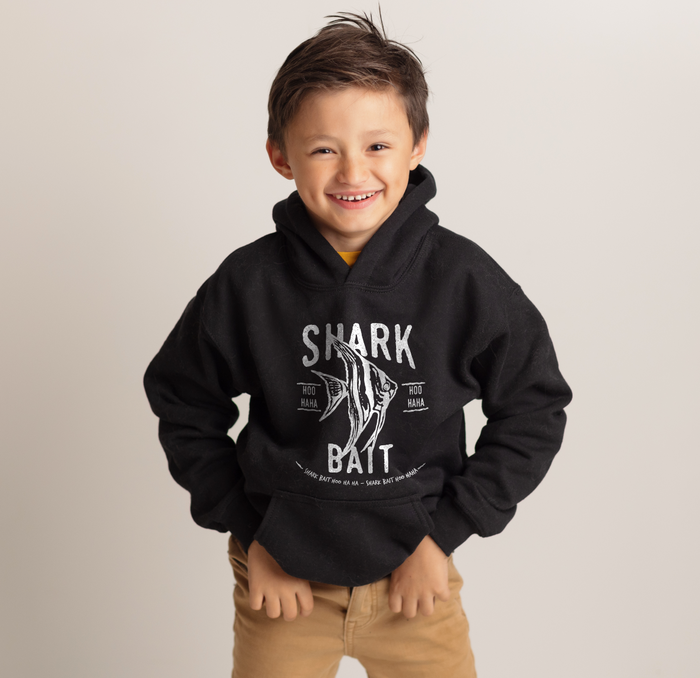 Shark Bait Hoo Haha Gildan Youth Heavy Blend Hooded Sweatshirt