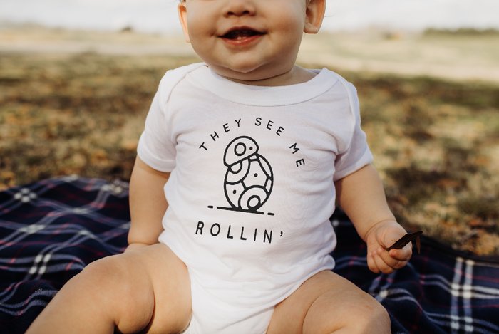 They See Me Rollin' Rabbit Skins Infant Fine Jersey Bodysuit