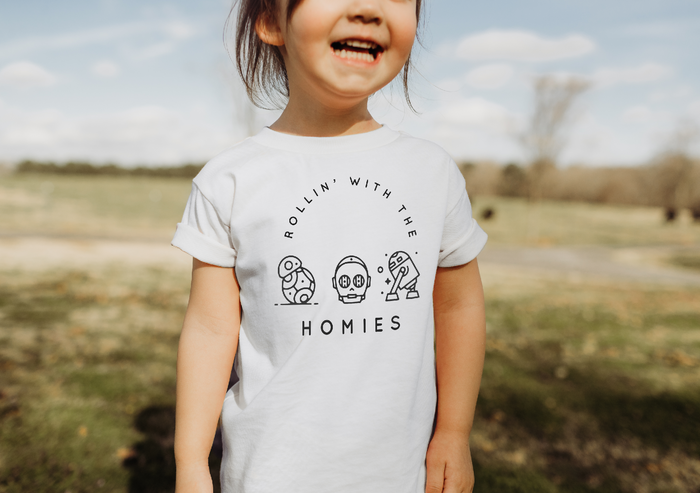 Rollin’ With The Homies Bella Canvas Toddler Short Sleeve Tee