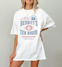 Mrs. Nesbitt’s Tea House Mint & Lavender Bella Canvas Unisex Jersey Short Sleeve Tee