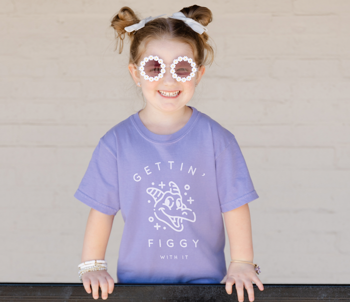 Gettin' Figgy With It Comfort Colors Youth Midweight Tee