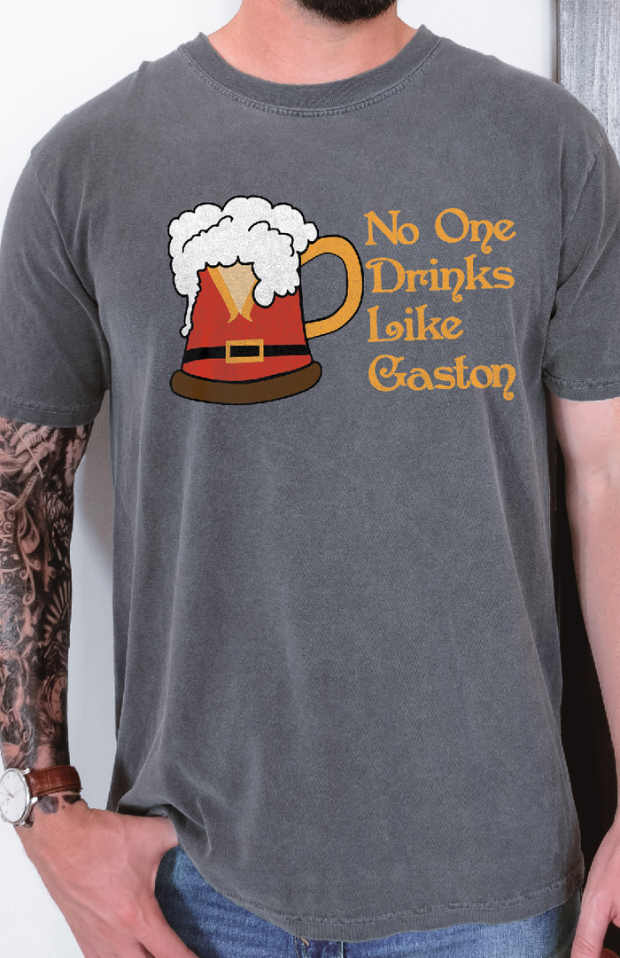 No One Drinks Like Gaston Comfort Colors Unisex Garment-Dyed T-shirt