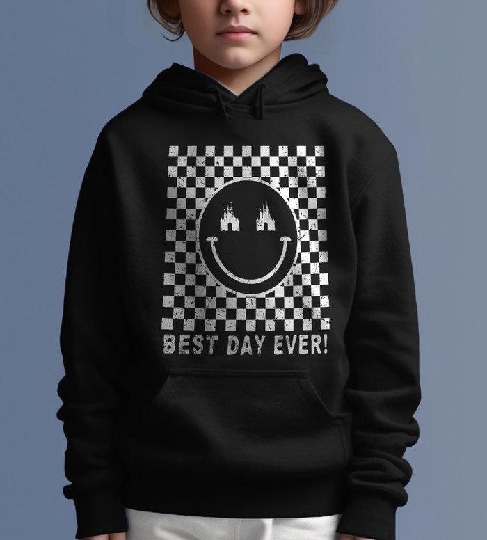 Best Day Ever Gildan Youth Heavy Blend Hooded Sweatshirt