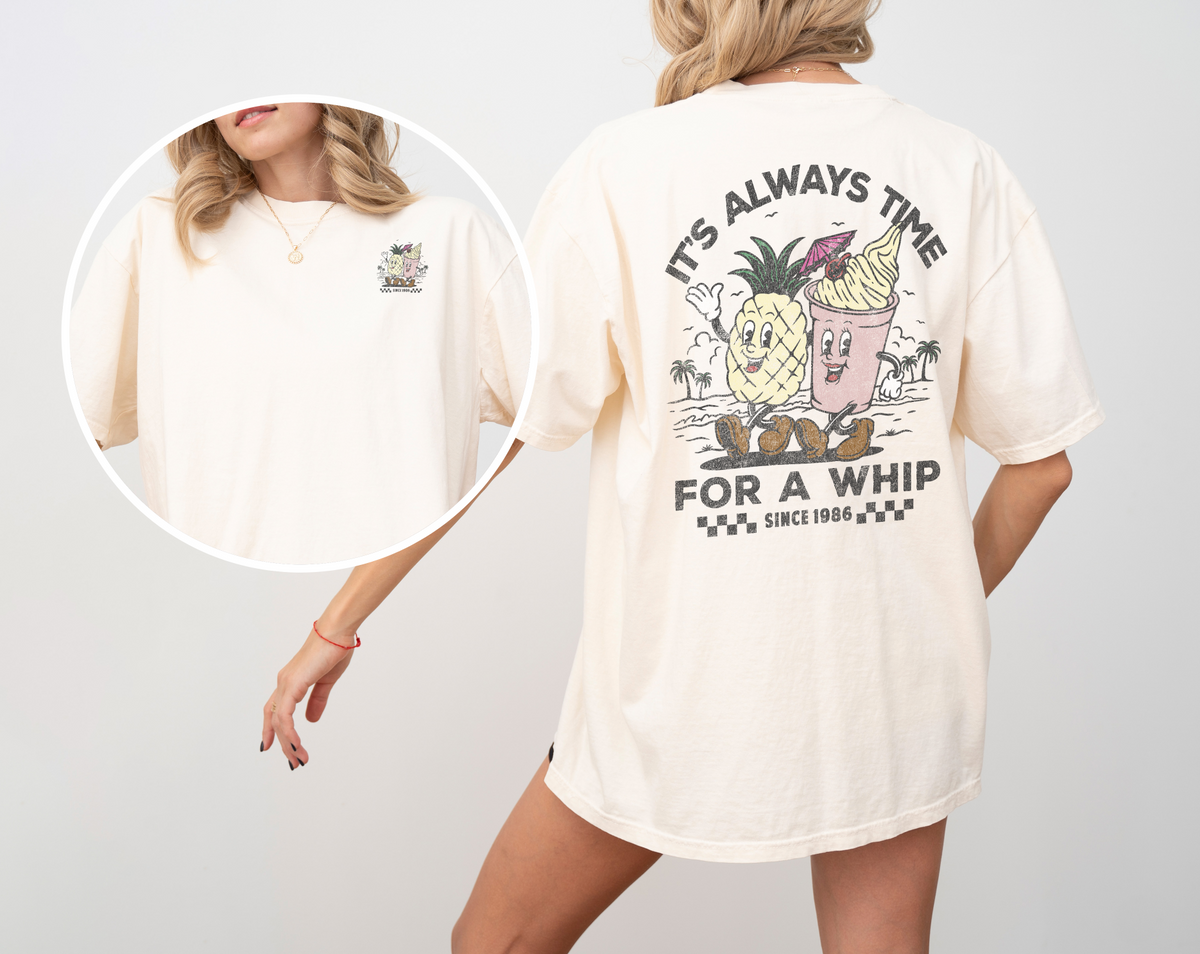 It's Always Time For A Whip Bella Canvas Unisex Jersey Short Sleeve Tee