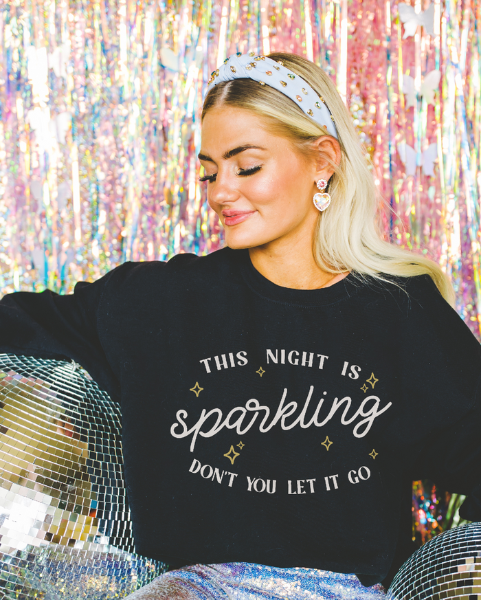 The Night Is Sparkling Gildan Unisex Heavy Blend™ Crewneck Sweatshirt