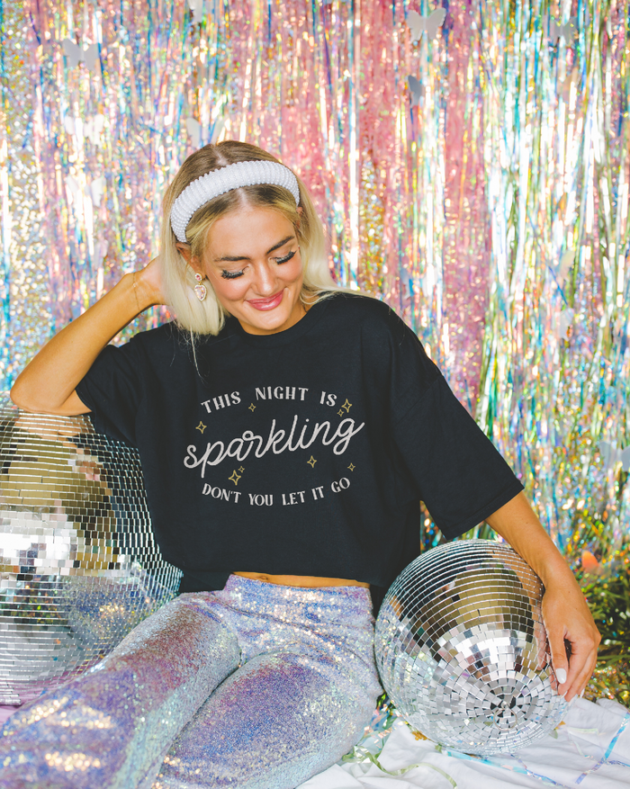 The Night Is Sparkling Bella Canvas Unisex Jersey Short Sleeve Tee