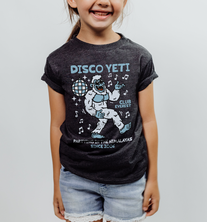 Disco Yeti Bella Canvas Youth Short Sleeve Tee