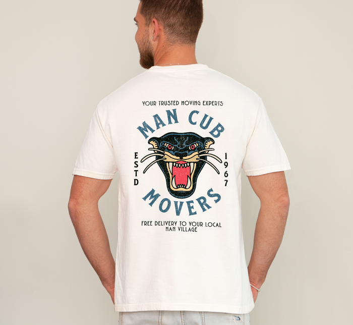 Man Cub Movers Comfort Colors Unisex Garment-Dyed T-shirt