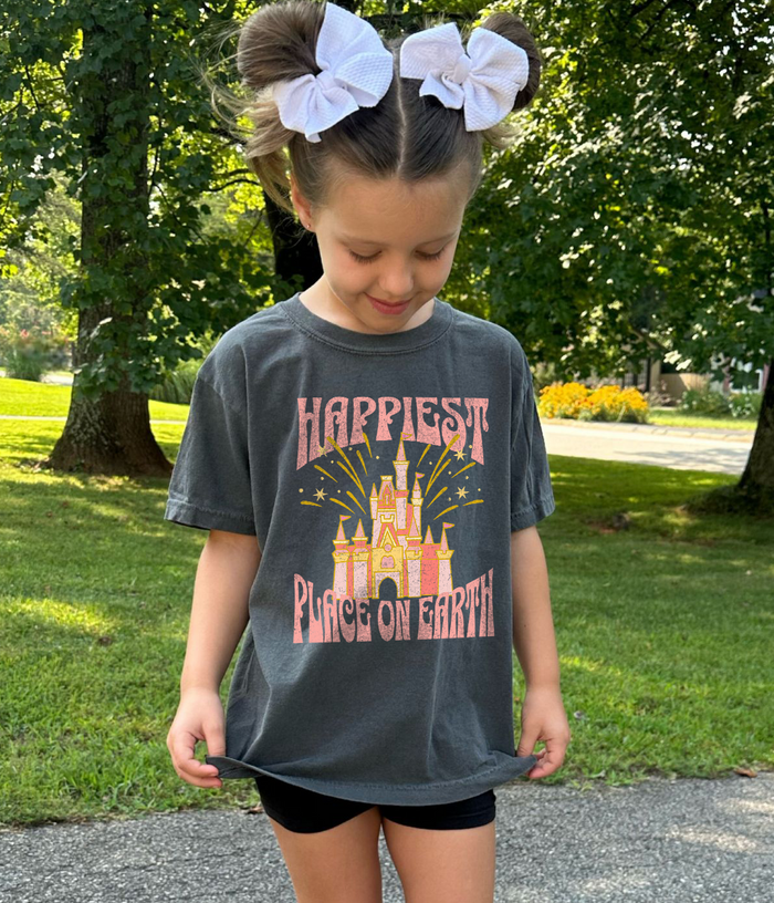 Happiest Place On Earth Comfort Colors Youth Midweight Tee