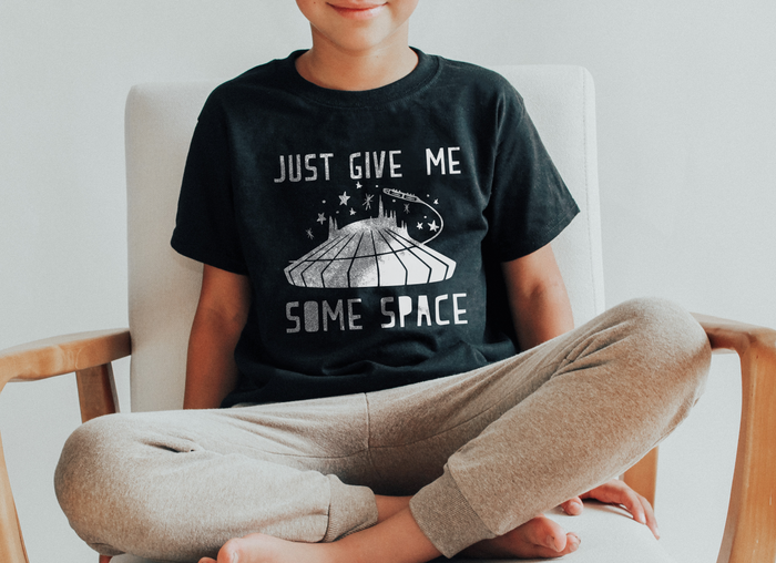 Just Give Me Some Space Bella Canvas Youth Short Sleeve Tee