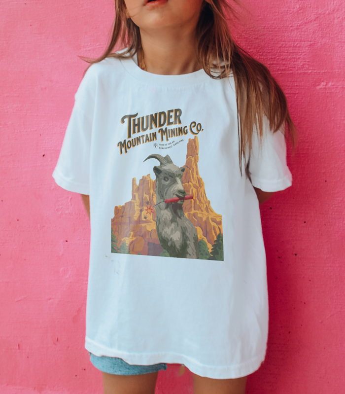 Thunder Mountain Mining Co. Comfort Colors Youth Midweight Tee