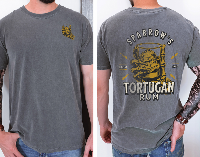 Sparrow's Tortugan Rum Comfort Colors Unisex Garment-Dyed T-shirt