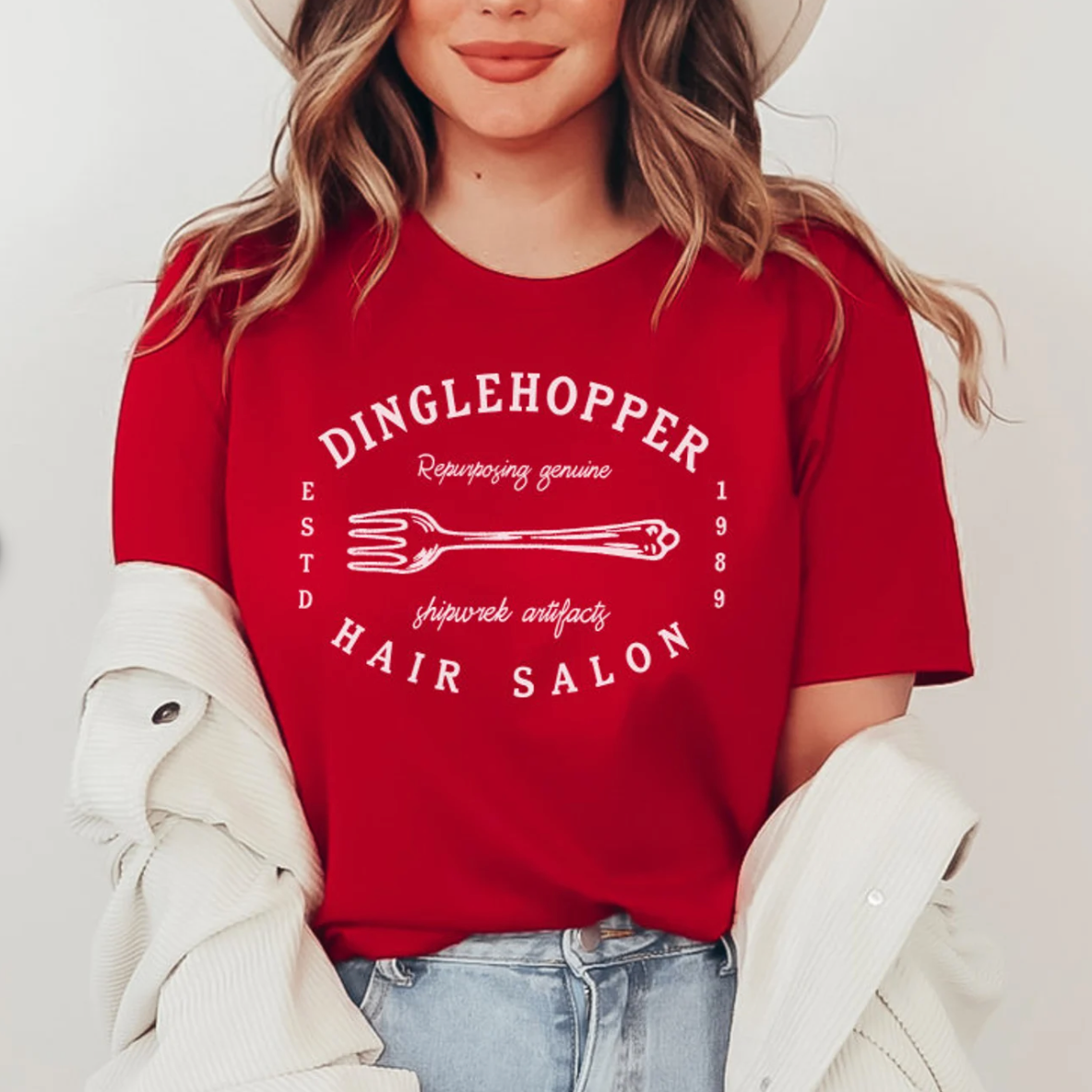 Dinglehopper Hair Salon Bella Canvas Unisex Jersey Short Sleeve Tee
