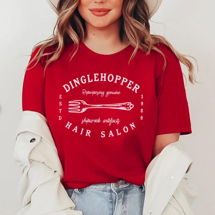 Dinglehopper Hair Salon Bella Canvas Unisex Jersey Short Sleeve Tee