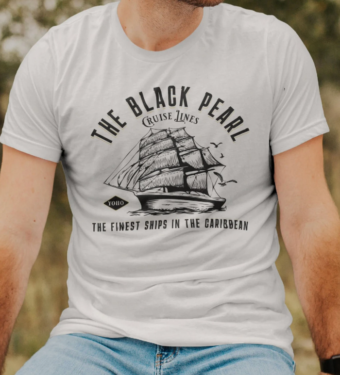 Black Pearl Cruise Lines Bella Canvas Unisex Jersey Short Sleeve Tee