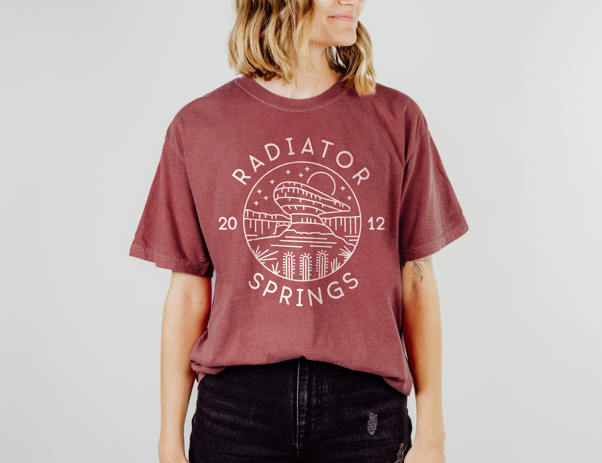 Radiator Springs Comfort Colors Unisex Garment-Dyed T-shirt