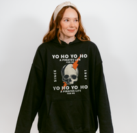 Yo Ho A Pirates Life For Me Gildan Unisex Heavy Blend™ Hooded Sweatshirt