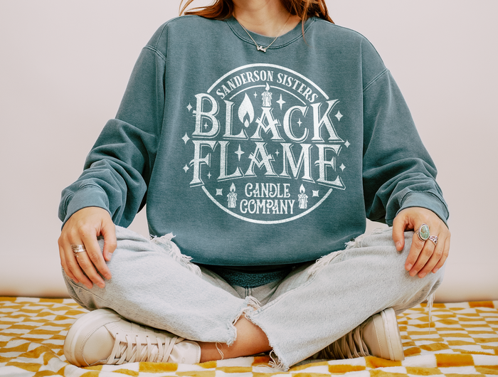 Black Flame Candle Company Comfort Colors Unisex Garment-Dyed Sweatshirt