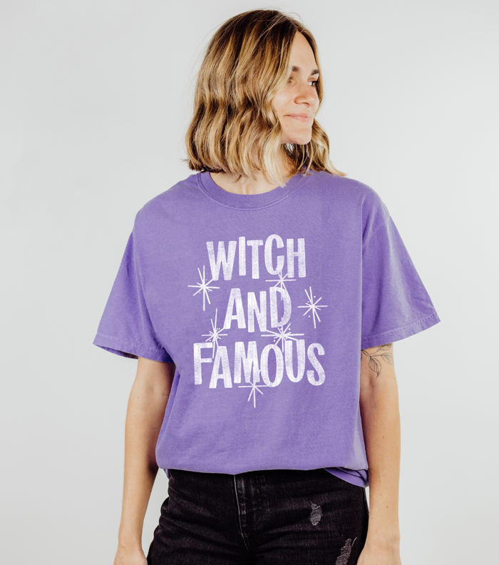 Witch and Famous Comfort Colors Unisex Garment-Dyed T-shirt