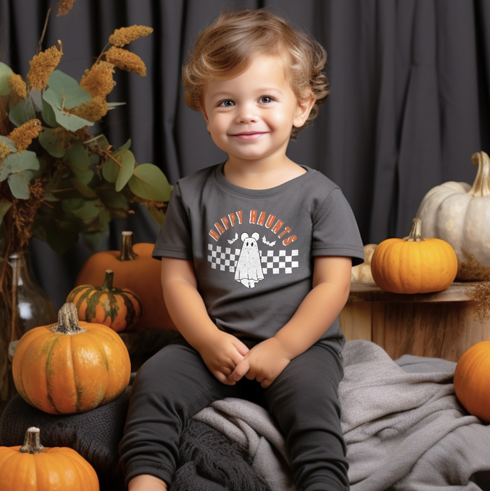 Happy Haunts Bella Canvas Toddler Short Sleeve Tee