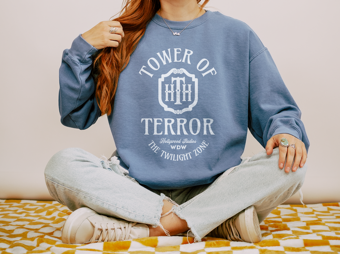 Tower Of Terror Comfort Colors Unisex Garment-Dyed Sweatshirt