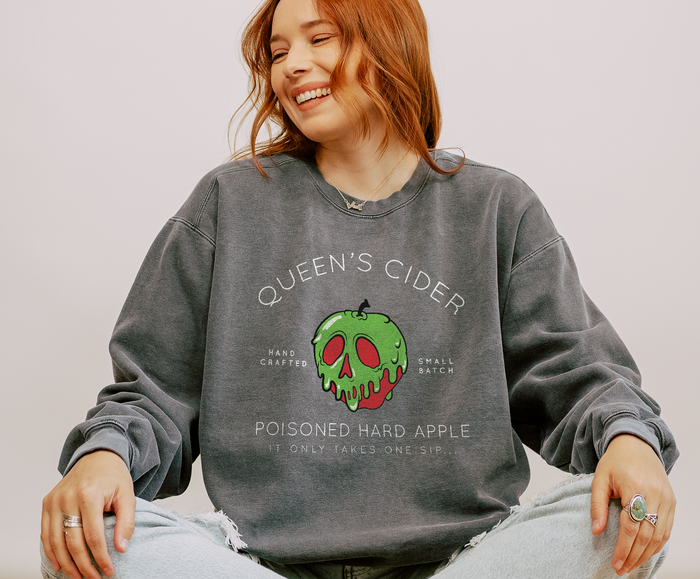 Queen’s Cider Comfort Colors Unisex Garment-Dyed Sweatshirt