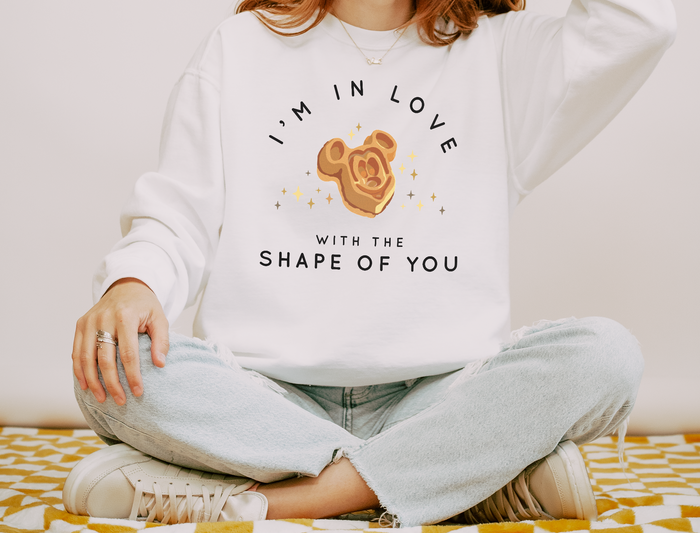 I'm in Love with the Shape of You Comfort Colors Unisex Garment-Dyed Sweatshirt