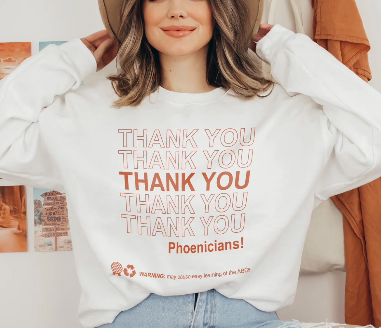 Thank you Phoenicians Gildan Unisex Heavy Blend™ Crewneck Sweatshirt