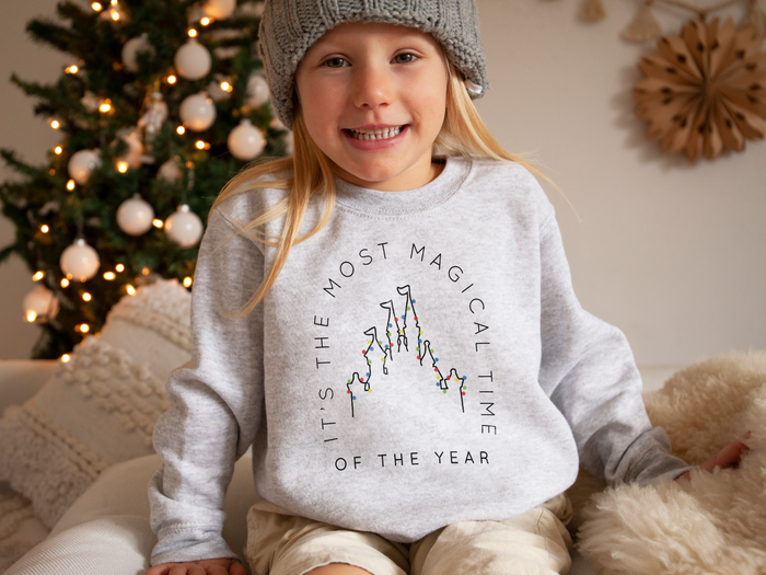 Most Magical Time Of The Year Gildan Youth Crewneck Sweatshirt