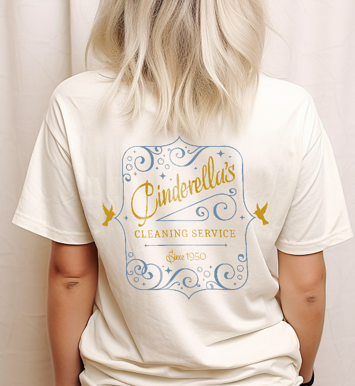 Cinderella's Cleaning Service Bella Canvas Unisex Jersey Short Sleeve Tee