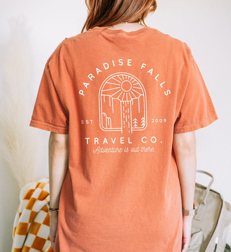 Paradise Falls Comfort Colors Unisex Garment-Dyed T-shirt