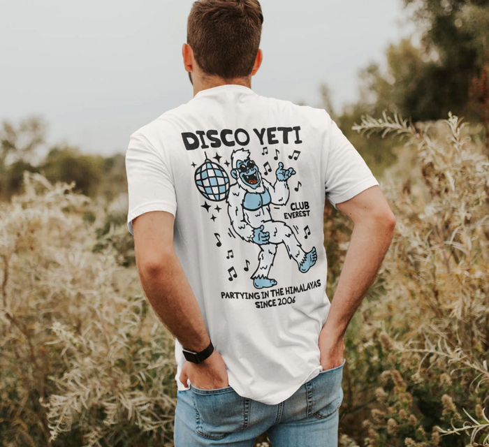 Disco Yeti Bella Canvas Unisex Jersey Short Sleeve Tee