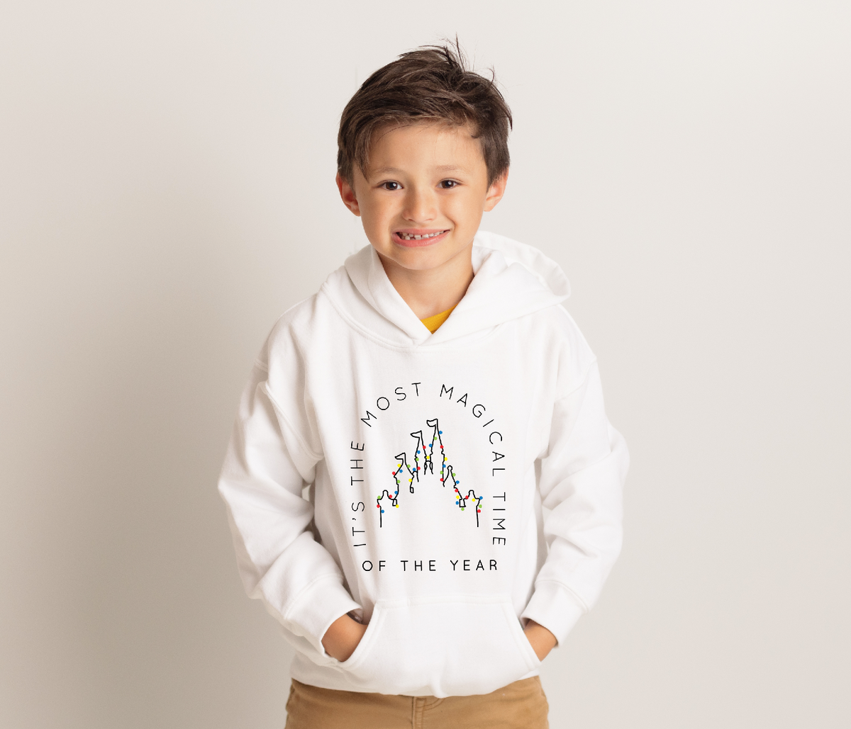 Most Magical Time Of The Year Gildan Youth Heavy Blend Hooded Sweatshirt