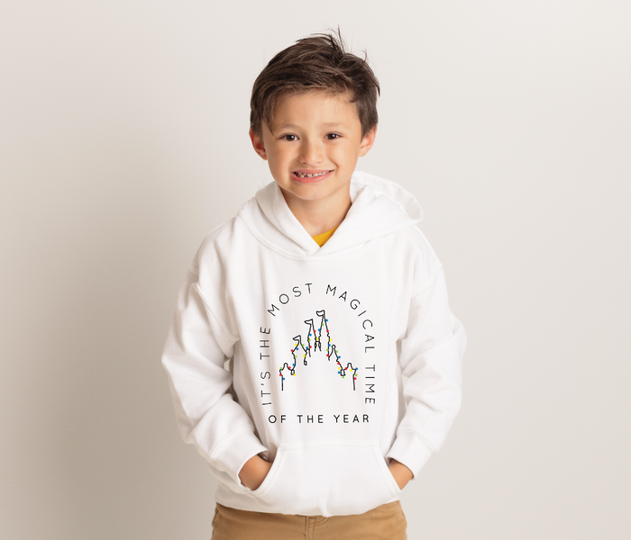 Most Magical Time Of The Year Gildan Youth Heavy Blend Hooded Sweatshirt