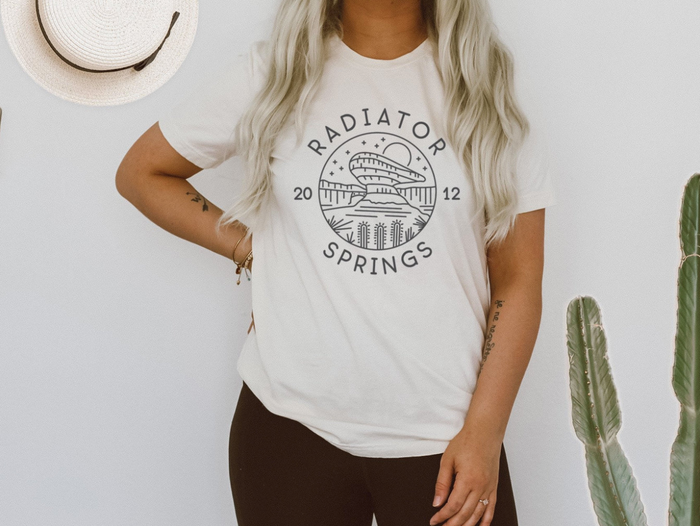 Radiator Springs Bella Canvas Unisex Jersey Short Sleeve Tee