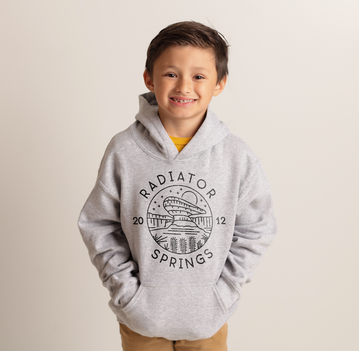 Radiator Springs Gildan Youth Heavy Blend Hooded Sweatshirt