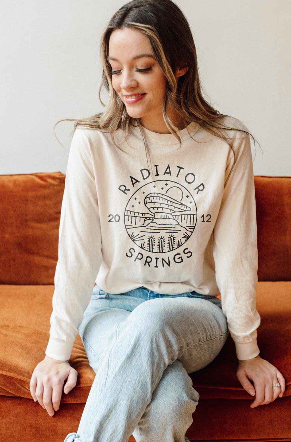 Radiator Springs Comfort Colors Unisex Garment-dyed Long Sleeve T-Shirt