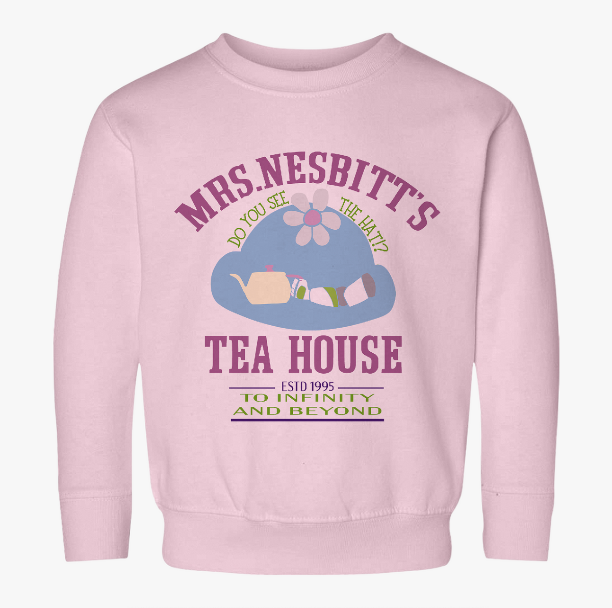 Mrs. Nesbitt's Tea House Rabbit Skins Toddler Sweatshirt